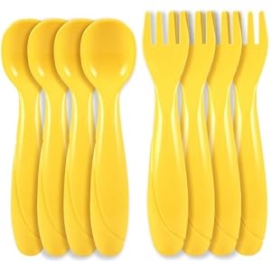 Natural Feeding Utensils (8 Pack) by Dandelion