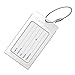 Luggage Tags Business Card Holder TUFFTAAG Travel ID Bag Tag in Many Color Options