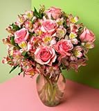 Pink Rose & Peruvian Lily Bouquet