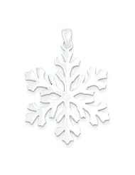 Sterling Silver Snowflake Jewelry Charm Winter