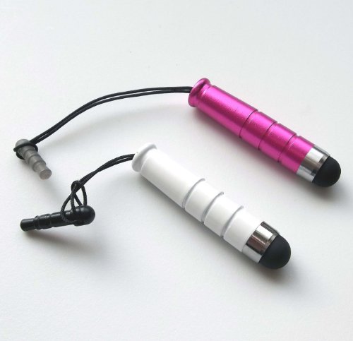 Bargains Depot® (White & Pink) 2 pcs (2 in 1 Bundle Combo Pack) 3.5MM JACK ATTACHABLE MINI Capacitive Stylus/styli Universal Touch Screen Pen for Cell Phone : LG Optimus Hub, LG Optimus L3 E400, LG Optimus L5, LG Optimus L7 P700, LG Optimus LTE LU6200, LG Optimus LTE SU640, LG Optimus LTE Tag, LG Optimus M, LG Optimus M+, LG Optimus Mach LU3000, LG Optimus Me P350, LG Optimus Net, LG Optimus Net Dual, LG Optimus One P500, LG Optimus Pad, LG Optimus Pad LTE, LG Optimus Pro C660, LG Optimus Q LU2300, LG Optimus Q2 LU6500, LG Optimus S, LG Optimus Slider, LG Optimus Sol E730, LG Optimus T, LG Optimus Vu, LG Optimus Z, LG Phoenix, LG Prada 3.0, LG Quantum, LG Revolution, LG Rumor Reflex, LG Spectrum VS920, LG T315, LG T505, LG T510, LG T515 Cookie, LG Duo, LG Thrill 4G P925, LG Thrive, LG US760 Genesis, LG Viper 4G LTE LS840, LG Vortex VS660, LG Xenon GR500