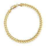 14k Yellow Gold 5.9mm Cuban Bracelet, 8.5