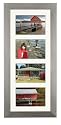 Umbra Meto Multi-Frame Holds 4, 4"x6" Photos Vertically- Nickel