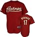 Lance Berkman Jersey: Adult 2010 Majestic Alternate Brick Replica #17 Houston Astros Jersey