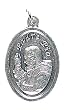 Padre Pio Oxidized Medal - MADE IN ITALY