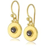 GURHAN Droplet Rose-Cut Black Diamond Drop Earrings