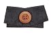 Cinzia Big Button Eyeglass Case - Available in Various Colors