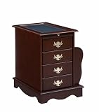 Powell Heirloom Cherry Magazine Cabinet Table