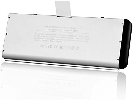 U@Power New Laptop Replacement Battery for Apple Macbook Pro 13 Inch A1280 A1278 Series, Aluminum Unibody (2008 version) Laptop, Fits MB771 MB771J/A MB771LL/A MB466CH/A Battery