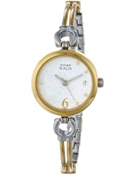 Titan Womens 311BM01 Raga Inspired Gold Tone Watch