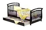 Dream on Me Toddler Bed with Drawer - Espresso