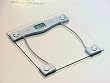 Sleek and Modern Digital Bathroom scale w/ Glass top