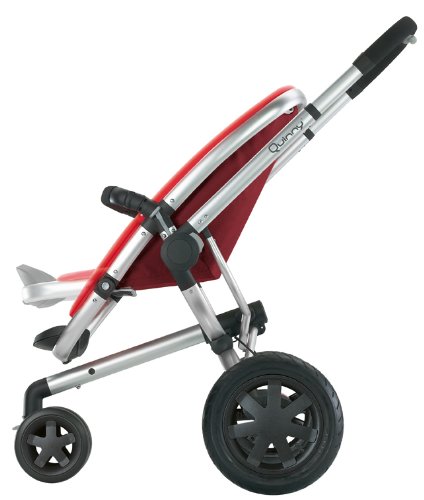 Imagen 4 de Quinny 60305830 Buzz 3 - Silla de paseo con cesta, capota, protector para la lluvia y adaptador para capazo Quinny Dreami o MaxiCosi (3 ruedas), color rojo