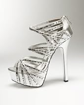 Desiree Leather Caged Sandal