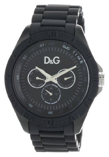 D&G Dolce & Gabbana Men's DW0767 Chamonix Round Analog Roman Numeral Bezel Watch