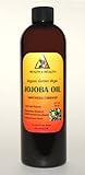 Jojoba Oil Golden Organic Carrier Unrefined Raw Virgin Cold Pressed Pure 12 oz