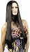Adult Long Straight Black Cher Halloween Costume Wig Adult