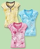 Beautees Little Girl Glitter Tee