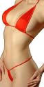 SpicySpot Micro Mini Thong and String Top Bikini Set