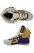 Creative Recreation Women's Gallow Hi Gold Lavender White Black