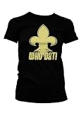 Who Dat! Juniors T-shirt, New Orleans Gold Fleur De Lis, Who Dat Fleur-de-lis Juniors Girls Tshirt