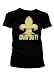 Who Dat! Juniors T-shirt, New Orleans Gold Fleur De Lis, Who Dat Fleur-de-lis Juniors Girls Tshirt