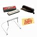 Hohner 34B Old Standby Diatonic Harmonica Bundle with Harmonica Pouch, Harmonica Holder, and Polishing Cloth - Key of C