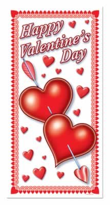 Happy Valentines Day Door 5ft Pkg/1