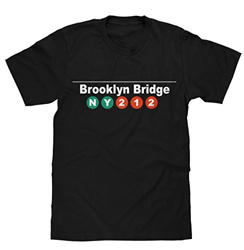 Brooklyn Bridge NYC Men's T-Shirt-X-Large