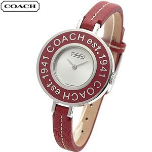 COACH Watches:Coach Heritage 14500876 with Signature Case Back and Red Signature Bezel Women's Watch Images