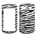Zebra Skin Black and White Stripes Design Snap-On Cover Hard Case Cell Phone Protector for LG Xenon GR500