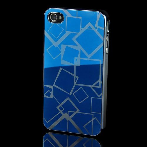 A489J2 X-Phone High Quality Blue Ice Stainless steel Case for iPhone 4/4S (Inception)