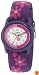 Timex Kids' T89022 Time Teacher Analog Flowers Elastic Fabric Strap Watch