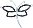 0.44CTW DIAMOND BUTTERFLY PENDANT