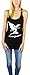 Black Sabbath Womens Long Racerback Tank Top Black