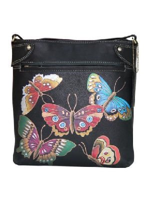 Anuschka Bag HANDPAINTED CRSNA Cross Body Sling 4004EBF EB