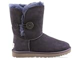 UGG Australia Womens Bailey Button Blue Sheepskin Boots 10 B(M) US