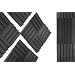 Auralex Studiofoam Designer Kit Charcoal Gray