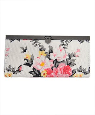 BG Vintage Style Floral Faux Leather Purse Clutch with Free Shipping , Red