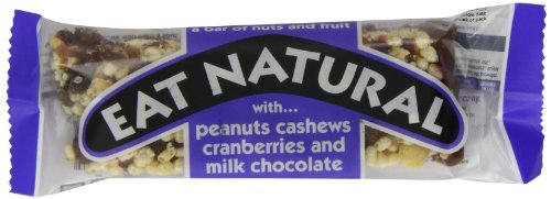 Eat Natural with peanuts cashews cranberries and milk chocolate 45 g (Pack of 12) Eat Natural with peanuts cashews cranberries and milk chocolate 45 g (Pack of 12) picture