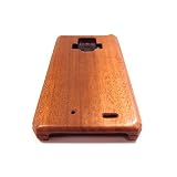 REGZA Phone T-01Dケースカバー(木製:高級木マホガニー)無料修理保証有り