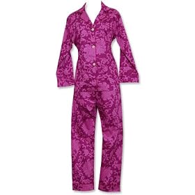 Buy Bedhead Plus Size Magenta Ming Sateen Cotton Pajama by BedHead