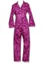 Bedhead Plus Size Magenta Ming Sateen Cotton Pajama - 1X