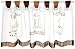Home fashion 23417-840 Cafehaus / bestickter Voile / 45 x 120 cm