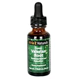 A to Z Naturals Valerian Root, Organic, 1 fl Ounces (30 ml), (Pack of 4)