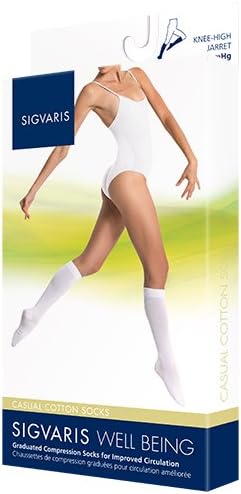 Sigvaris Women's Support Therapy Casual Cotton Moderate Support Socks