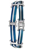 Invicta Men's Elements Collection Stainless Steel and Blue Ion Plated Bracelet #5987