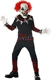 Evil Clown Costume Boy - Extra Large