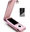 Apple iPod Nano 5th Generation (5G Video) Faux Leather Flip Case Cover (PINK)...