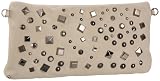 Hype Cindy Studded Clutch - Womens Shoes